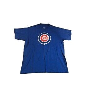 Chicago Cubs T-Shirt – Men’s 2XL – Blue – Official Logo‎ – Short Sleeve